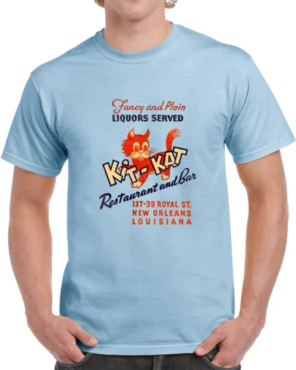 Discover Vintage Kit Kat Restaurant New Orleans  T Shirt