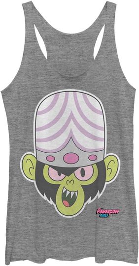 Discover Fifth Sun Power Puff Girls Tonal Mo Women's Fast Fashion Racerback Tank Top