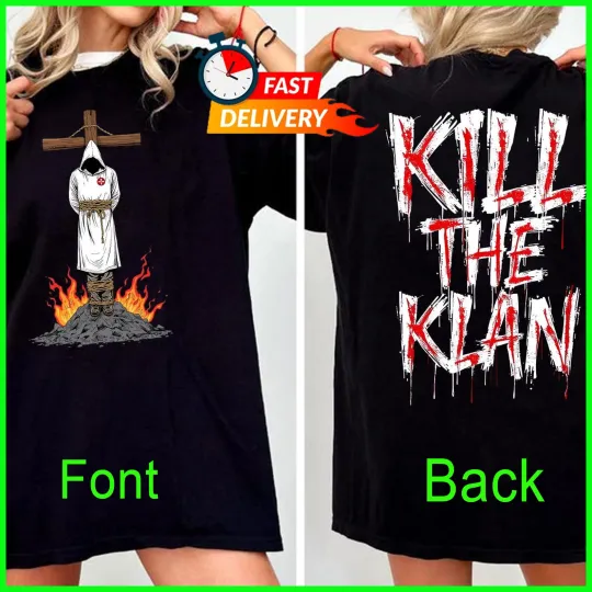 Discover Kill The Klan Shirt, Funny Klan Hanging Graphic T-Shirt