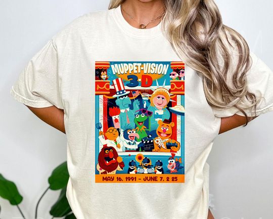 Discover Farewell Muppet Vision 3D Shirt | Disney Goodbye Tee | Final Show June 7 2025 | Ride Closing Tribute | Comfort Colors