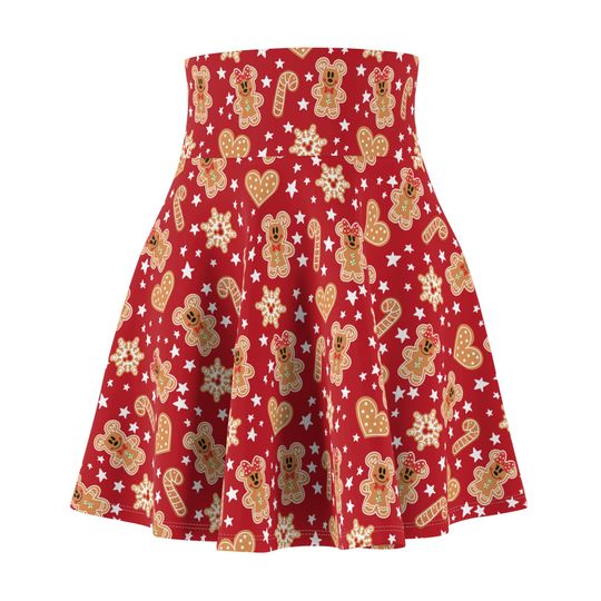 Discover Gingerbread Christmas Skirt: Adult Holiday Party Apparel
