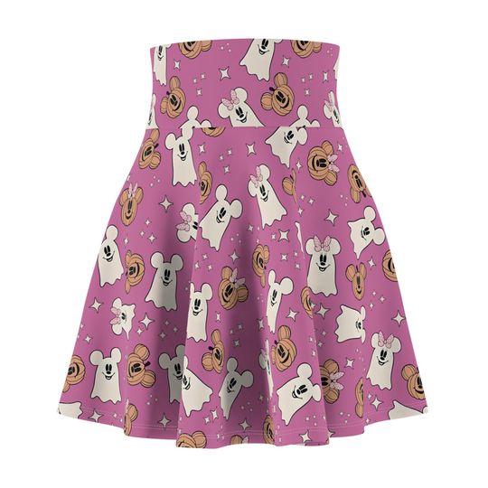 Halloween Mouse Ghost Skirt: Adult Women's Spooky Party Outfit