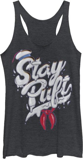 Fifth Sun Ghostbusters Stay Puft Women's Racerback Tank Top