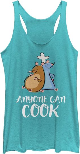 Fifth Sun Pixar Ratatouille Cooking Bros Women's Racerback Tank Top