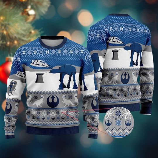 Discover Star Wars Christmas Sweater, Disney Xmas Sweater, Stormtrooper Spaceship Christmas Shirt, Galaxy Edge Holiday Sweater, Movie Lover Gift