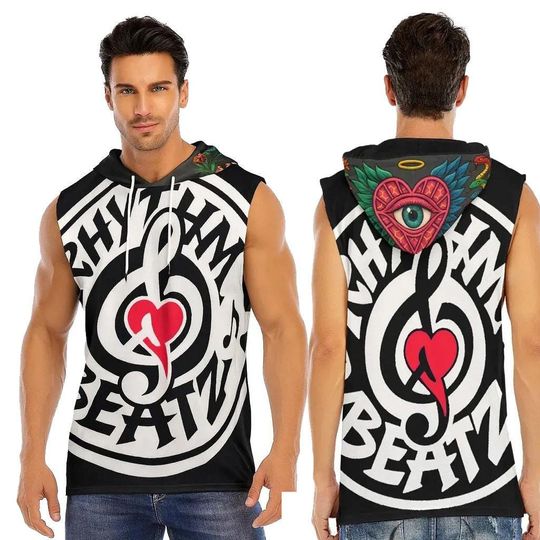 Rhythm N BeatZ Women's Sleeveless Hoodie Pullover