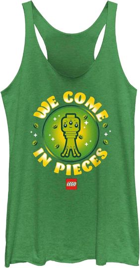 Discover Women's LEGO We Come in Pieces Racerback Tank Top