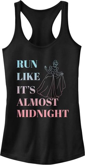 Discover Fifth Sun Women's Disney Princess Almost Midnight Slim Fit, Scoop Hem Racerback Tank