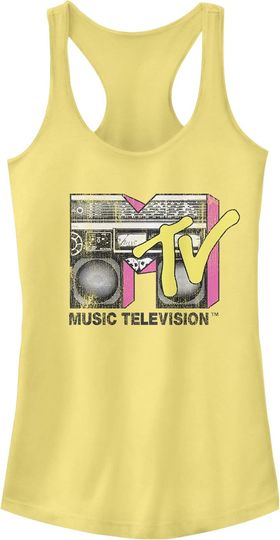 Discover Fifth Sun Boombox MTV Women's Racerback Tank Top