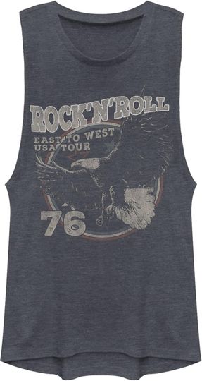 Discover Fifth Sun Rock Tee with Silver Women's Muscle Tank