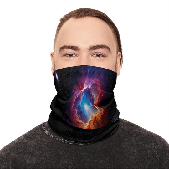 Orion Nebula Space Stars Winter Neck Gaiter Scarf