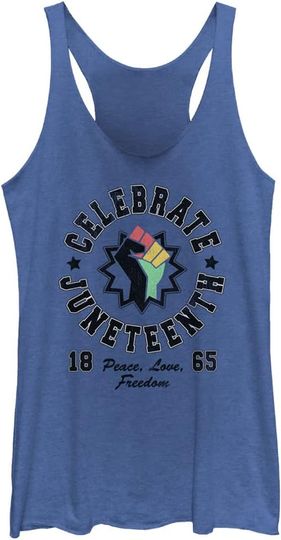 Discover Fifth Sun Lost Gods Collegiate Juneteenth Women's Racerback Tank Top