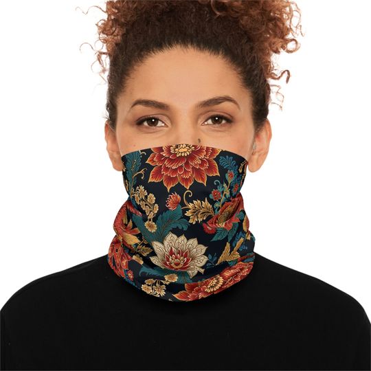 Floral Print Neck Gaiter