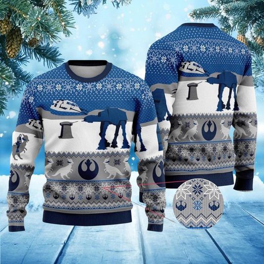 Discover Christmas Star Wars Ugly Sweater, Disney Movie Ugly Christmas Sweater, Disney Spaceship Xmas Sweater, Xmas Gift