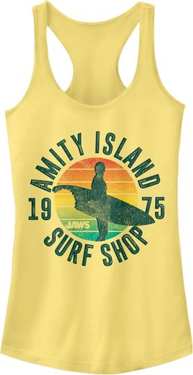 Discover Fifth Sun Jaws Amity Surf Shop Women's Racerback Tank Top