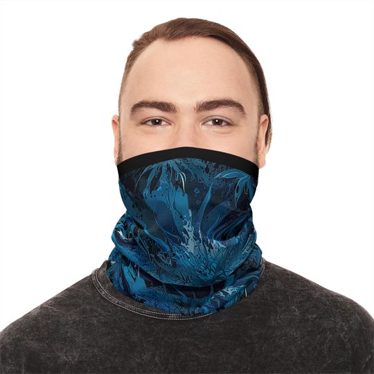 Discover Frozen Theme Neck Gaiter: UPF 50+ Moisture-Wicking Polyester