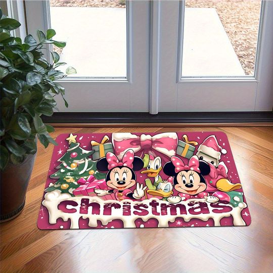 Discover Disney Cute Christmas: A sweet doormat for Minniee and her partners to gather