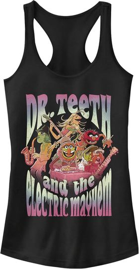 Discover Fifth Sun Disney Muppets Dr Teeth Band Women's Racerback Tank Top