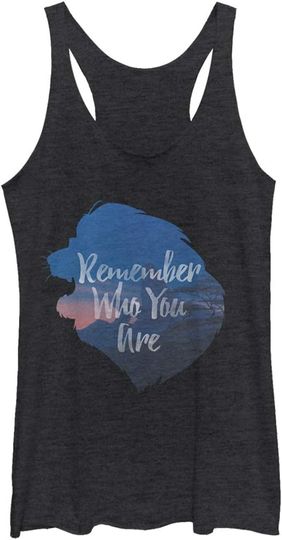 Discover Fifth Sun Disney Lion King Inspirational Silhouette Women's Racerback Tank Top