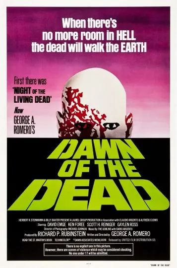 Dawn of the Dead Movie Poster Print -  George A. Romero