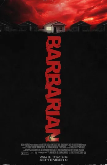 Discover Barbarian Movie Poster - Premium Matte Vertical
