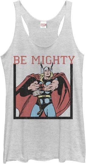 Discover Marvel Women's Classic Thor Be Mighty Racerback Tank Top