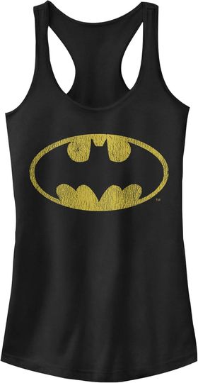 Discover DC Comics Women's Slim Fit Sleeveless Graphic Tank Top with Crew Neck and T Back