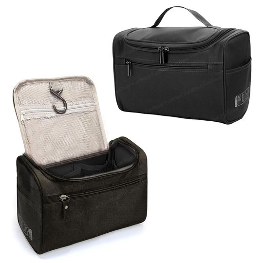 Hanging Toiletry Kit Bag - Multipurpose Travel Bag with Waterproof Pockets, Mesh Pockets