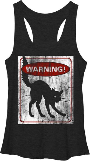 Discover Fifth Sun Black Cat Women's Racerback Tank Top