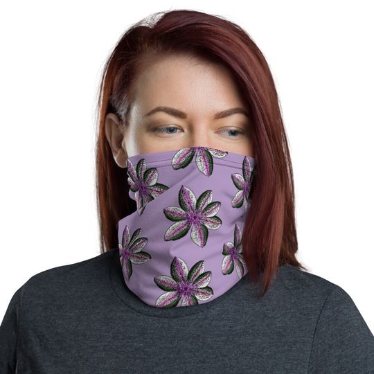 Rainbow Trout Flower - Neck Gaiter