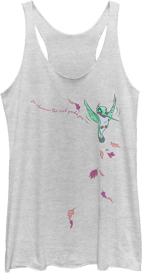 Discover Fifth Sun Disney Princesses Windy Flit Women's Racerback Tank Top