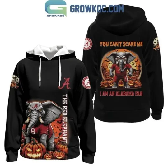 Discover Albm Crimson Tide You Can’t Scare Me In Halloween 3D Hoodie