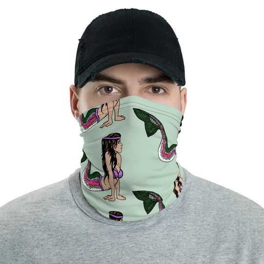 Neck Gaiter - Rainbow Mertrout
