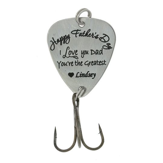 Father's Day Lure LGU Personalized Hook for Gift for Dad Papa Grandpa Grandfather with Options