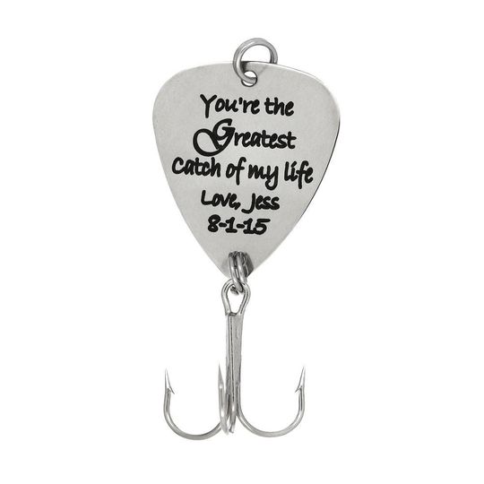 Personalized Fishing Lure: Greatest Catch Gift for Husband