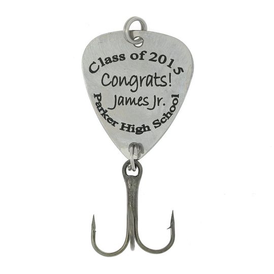 Graduation Lure LGU Hook Fishing Lure - Graduation Gift with Name and School Name