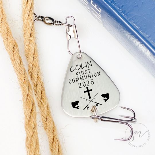 First Communion Gift for Boy from Grandparents 1st Communion Gift Boy Gift First Holy Communion Gift For Boy First Communion Gift Lure