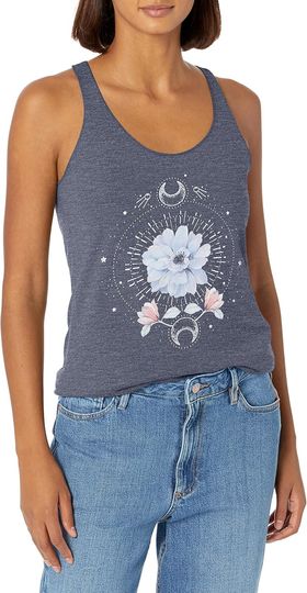 Discover Fifth Sun Flower Moon Women's Fast Fashion Racerback Tank Top