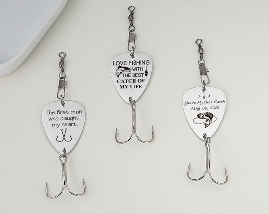 Discover Personalised Laser Engraved Fishing Lure, Best Gift for Fisherman, Fishing Lure Fishing Gifts for Men