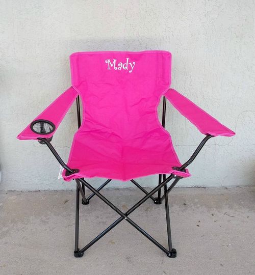 Custom Outdoor Camp Furniture - Monogrammed Adult Folding Chair - Camping Chair - Sports Chair - Personalized Outdoor Chair - Birthday Gift