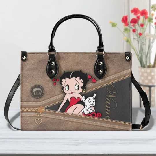 Discover Betty Boop Cartoon Women Leather Handbag,Betty Boop Wallet,Custom Leather