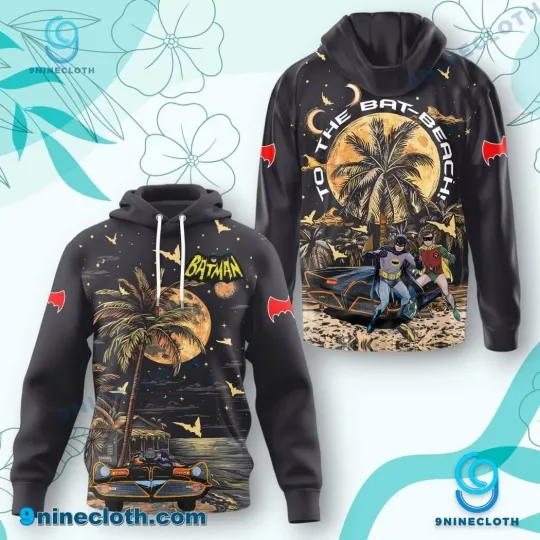 Batman To The Bad-beach 3D Hoodie For Men Women