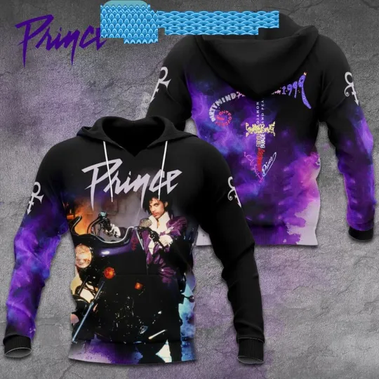 Discover Prince Around The World In A Day Hoodie