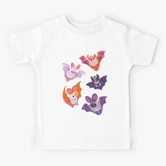 Discover Bat - yellow Kids T-Shirt