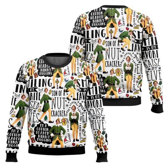 Buddy The Elf Ugly Christmas Sweater