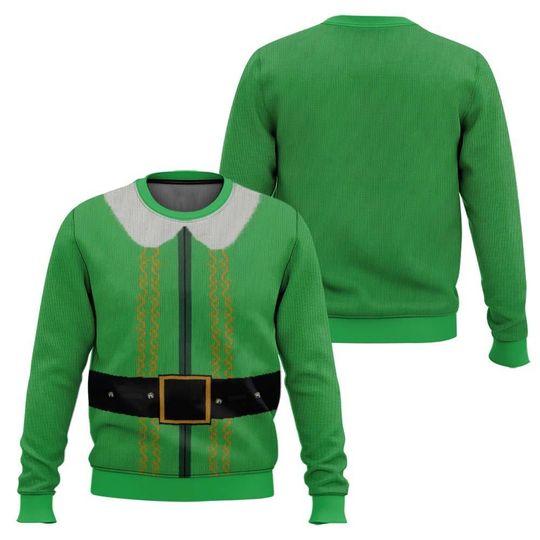 Buddy The Elf Costume Ugly Christmas Sweater