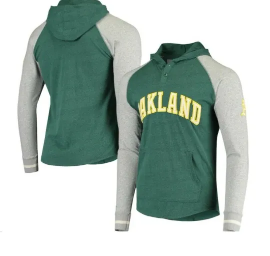 Discover Mitchell & Ness Oakland Athletics Slugfest Lightweight Hoody