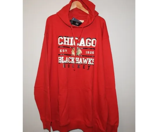 Discover Chicago Blackhawks Hooded Sweatshirt New Mens Big