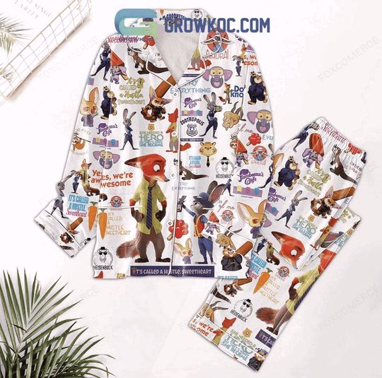 Discover Zootopia She Needed A Hero Christmas Pajamas Set