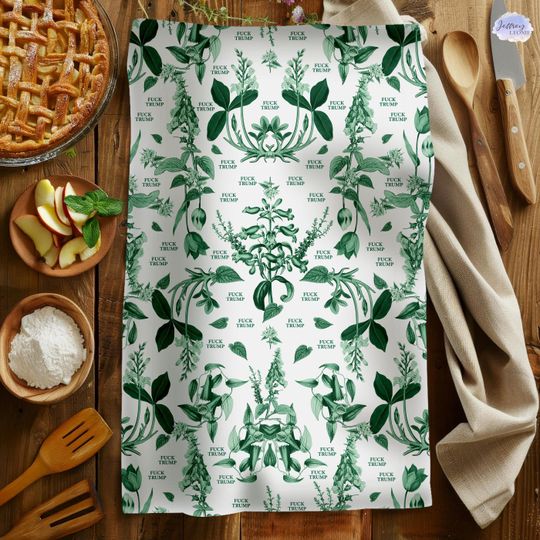 Discover Subtle F*ck Trump Hand Towel, Floral Flower Kitchen Towel, Anti Trump Tea Towel,Bathroom Towel Set,FDT,Political Home Decor,Anti Maga Towel
